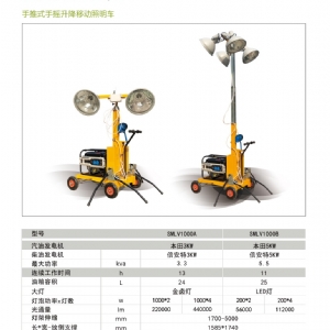 移動(dòng)照明車(chē)-手推式照明車(chē)SMLV-1000AB